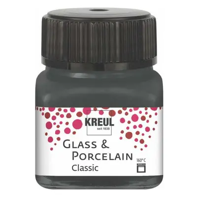 Kreul Barva na sklo a porcelán classic 20 ml ŠEDÁ