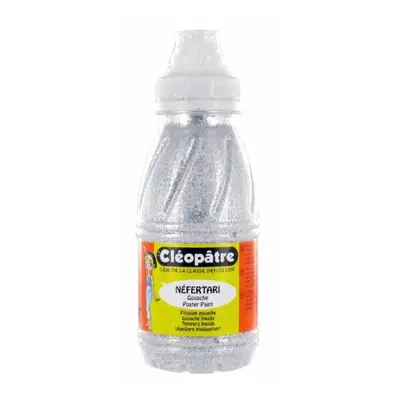 Cleopatre Třpytivý gel 250 ml Stříbrná