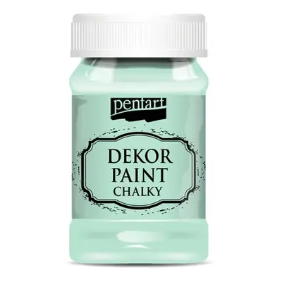 Pentart Křídová a dekorační barva PENTART 100 ml MENTOLOVÁ ZELENÁ