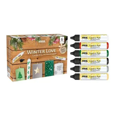 Kreul Sada CANDLE PEN KREUL voskové pero pro malování svíček WINTER LOVE