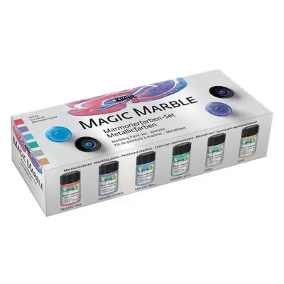 Kreul Sada Mramorovací barva Magic Marble Metalické barvy 6 x 20 ml