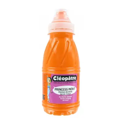 Cleopatre Akrylová barva CLEOPATRE 250 ml ORANŽOVÁ