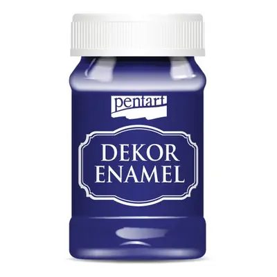 Pentart Dekorační smalt 100 ml TMAVÁ MODRÁ