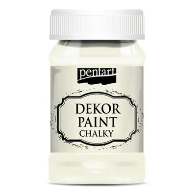 Pentart Křídová a dekorační barva PENTART 100 ml KRÉMOVÁ BÍLÁ