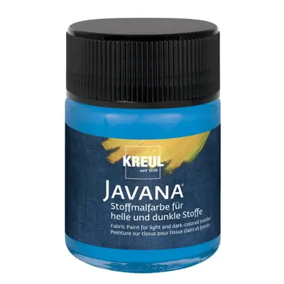 Kreul Barva na světlý a tmavý textil JAVANA 50 ml MODRÁ