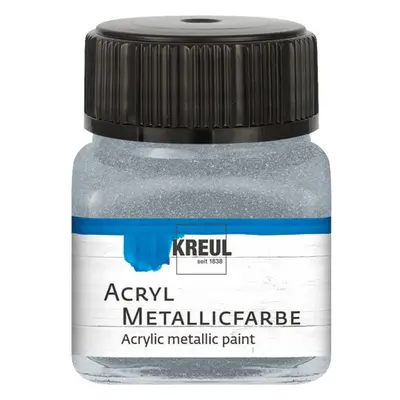 Kreul Akrylová barva metalická KREUL 20 ml STŘÍBRNÁ