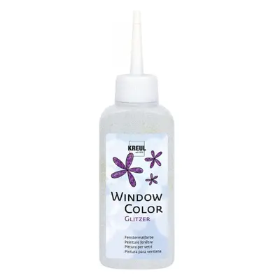 Kreul Barva na sklo WINDOW COLOR 80 ml glitter STŘÍBRNÁ