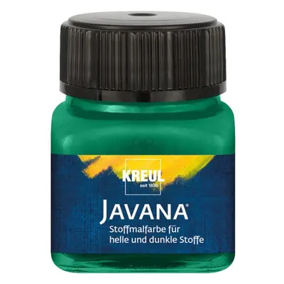 Kreul Barva na světlý a tmavý textil JAVANA 20 ml TMAVÁ ZELENÁ