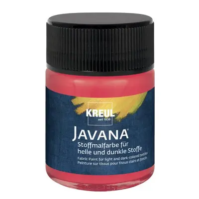 Kreul Barva na světlý a tmavý textil JAVANA 50 ml TŘEŠŇOVÁ