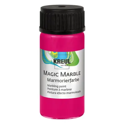 Kreul Mramorovací barva Magic Marble 20 ml NEONOVÁ RŮŽOVÁ