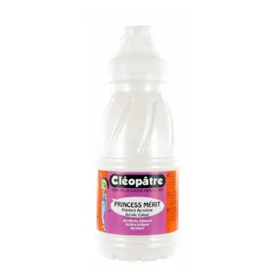 Cleopatre Akrylová barva CLEOPATRE 250 ml PERLEŤOVÁ BÍLÁ