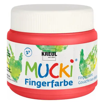 Mucki Prstová barva MUCKI 150 ml ČERVENÁ