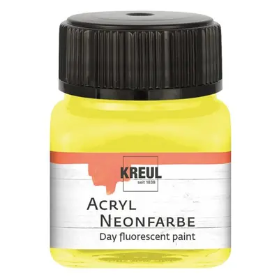 Kreul Akrylová barva neonová KREUL 20 ml ŽLUTÁ