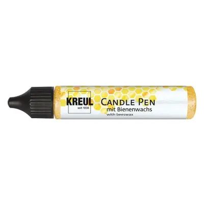 Kreul CANDLE PEN KREUL voskové pero pro malování svíček GLITTER ZLATÁ