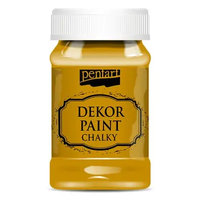 Pentart Křídová a dekorační barva PENTART 100 ml MUŠKÁTOVÁ ŽLUTÁ