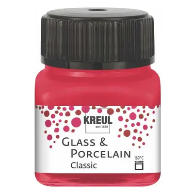 Kreul Barva na sklo a porcelán classic 20 ml KARMÍNOVÁ