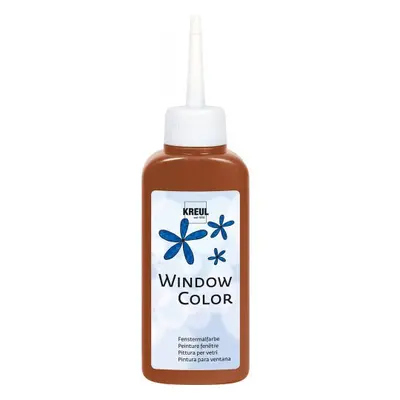 Kreul Barva na sklo WINDOW COLOR 80 ml SVĚTLÁ HNĚDÁ