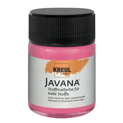 Kreul Barva na světlý textil JAVANA 50 ml RŮŽOVÁ