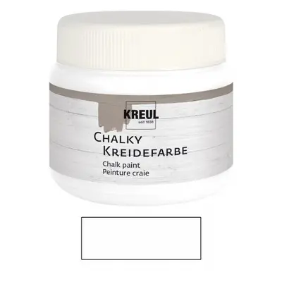 Kreul Křídová barva CHALKY PAINT 150 ml SNĚHOVÁ BÍLÁ