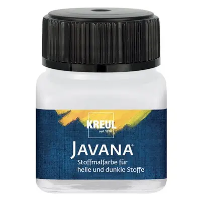 Kreul Barva na světlý a tmavý textil JAVANA 20 ml BÍLÁ