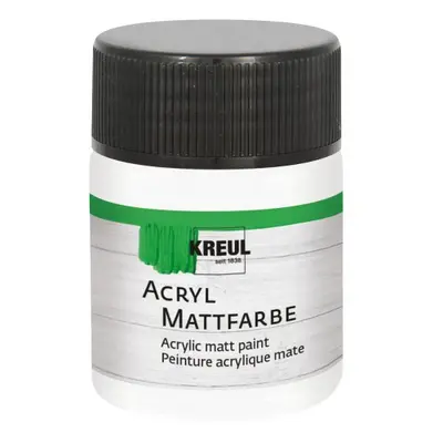 Kreul Akrylová barva matná KREUL 50 ml BÍLÁ