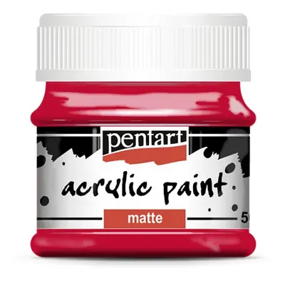 Pentart Akrylová barva matná 50 ml ČERVENÁ