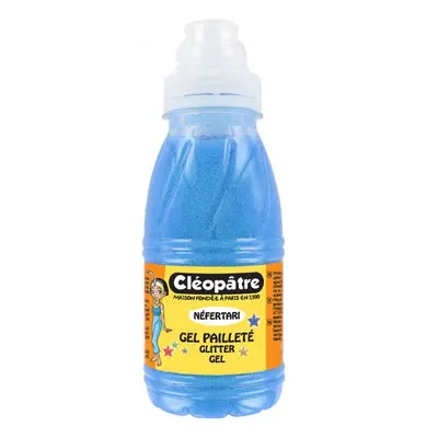 Cleopatre Třpytivý gel 250 ml NEON Modrá