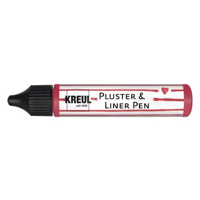 Kreul 3D Pluster & LinerPen 29 ml RUBÍNOVÁ