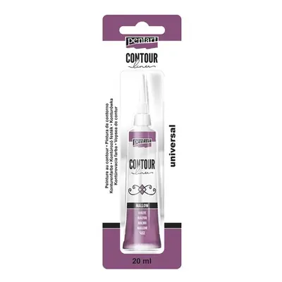 Pentart Konturovací liner perleťový PENTART 20 ml TMAVÁ PURPUROVÁ