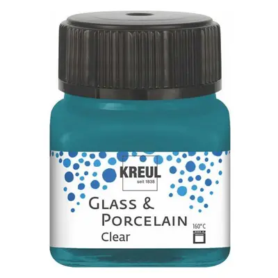 Kreul Barva na sklo a porcelán clear 20 ml TYRKYSOVÁ