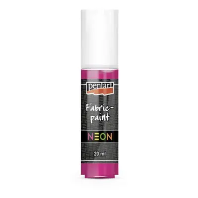 Pentart Barva na textil NEON 20 ml RŮŽOVÁ