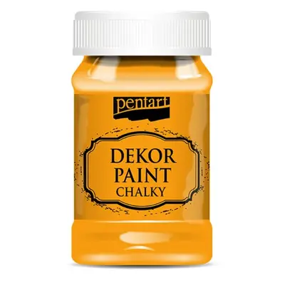 Pentart Křídová a dekorační barva PENTART 100 ml ORANŽOVÁ