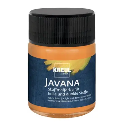 Kreul Barva na světlý a tmavý textil JAVANA 50 ml ORANŽOVÁ