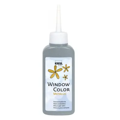 Kreul Barva na sklo WINDOW COLOR 80 ml STŘÍBRNÁ