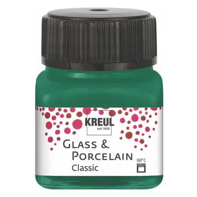 Kreul Barva na sklo a porcelán classic 20 ml TMAVÁ ZELENÁ