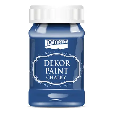 Pentart Křídová a dekorační barva PENTART 100 ml OCELOVÁ MODRÁ