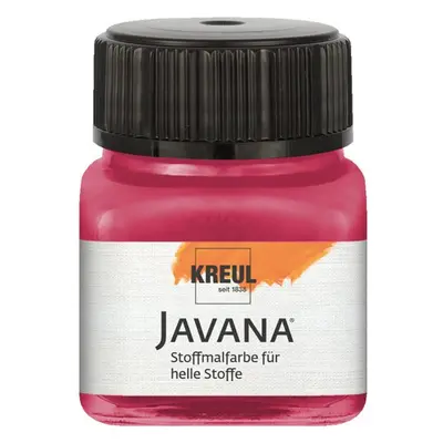 Kreul Barva na světlý textil JAVANA 20 ml RUBÍNOVÁ ČERVENÁ