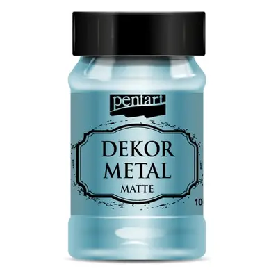 Pentart Metalická a dekorační barva PENTART 100 ml TYRKYSOVÁ