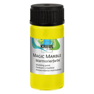 Kreul Mramorovací barva Magic Marble 20 ml NEONOVÁ ŽLUTÁ