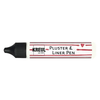 Kreul 3D Pluster & LinerPen 29 ml BÍLÁ BAVLNA