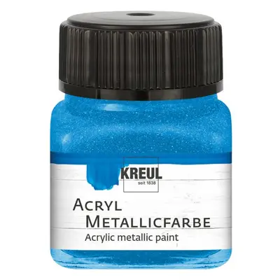 Kreul Akrylová barva metalická KREUL 20 ml MODRÁ