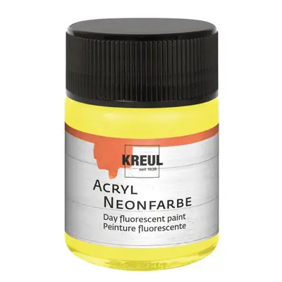 Kreul Akrylová barva neonová KREUL 50 ml ŽLUTÁ