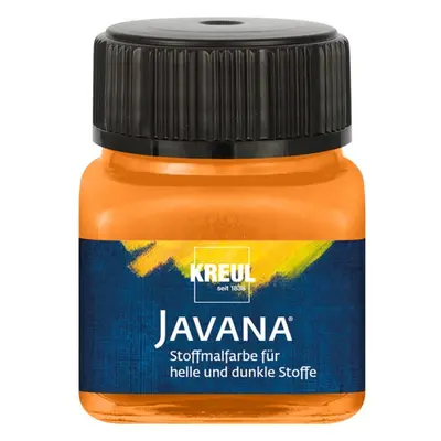 Kreul Barva na světlý a tmavý textil JAVANA 20 ml ORANŽOVÁ