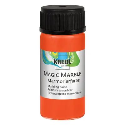 Kreul Mramorovací barva Magic Marble 20 ml ORANŽOVÁ