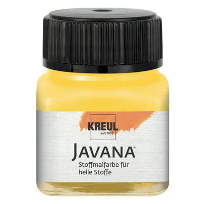 Kreul Barva na světlý textil JAVANA 20 ml ZLATOŽLUTÁ