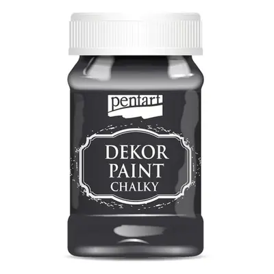 Pentart Křídová a dekorační barva PENTART 100 ml ČERNÁ