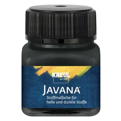 Kreul Barva na světlý a tmavý textil JAVANA 20 ml ČERNÁ