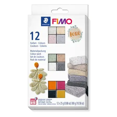 Staedtler FIMO Efekt BOHO COLOR sada 12 barev 25 g