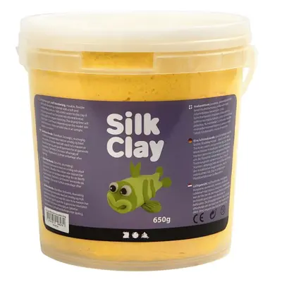 Creative Silk Clay hedvábná modelovací hmota ŽLUTÁ 650 g