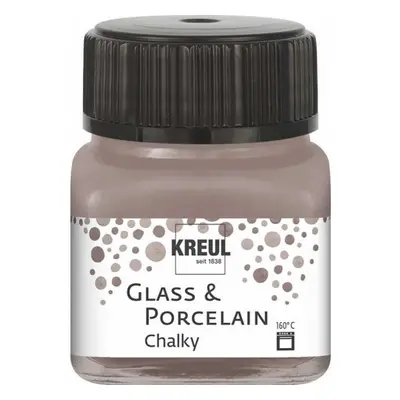 Kreul Barva na sklo a porcelán CHALKY 20 ml MLÉČNÁ MOCCA